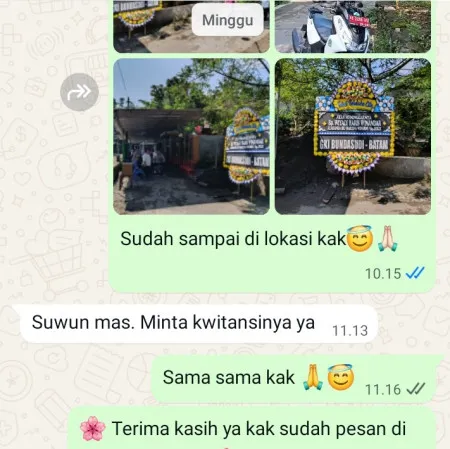 Pengiriman Papan Bunga Duka Gelora