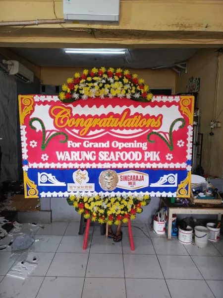 Papan Bunga Ucapan Selamat Gelora
